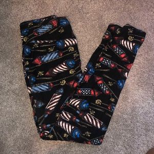 Fourth of July lularoe leggings